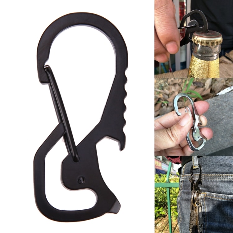 Hex Driver Carabiner Keychain with Bottle Opener - Outdoor Climbing Tool 2 Hex Driver Carabiner Keychain With Bottle Opener - Outdoor Climbing Tool - Image 2