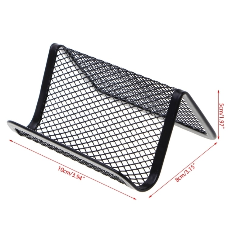 10-Piece Metal Mesh Office Card Holder Set - Practical & Convenient Organizer 4 10-Piece Metal Mesh Office Card Holder Set - Practical &Amp; Convenient Organizer - Image 4