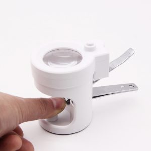 3.5X LED Light Nail Clippers Magnifying Glass - Easy Nail Trimming for Seniors