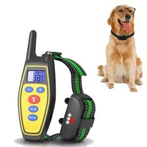 Advanced Waterproof Bark Control Collar - Electric Shock & Vibration - Train Effortlessly
