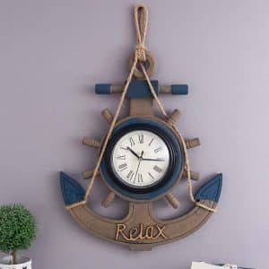 Vintage Wooden Wall Clock | Retro Style for Elegant Living Room Decor