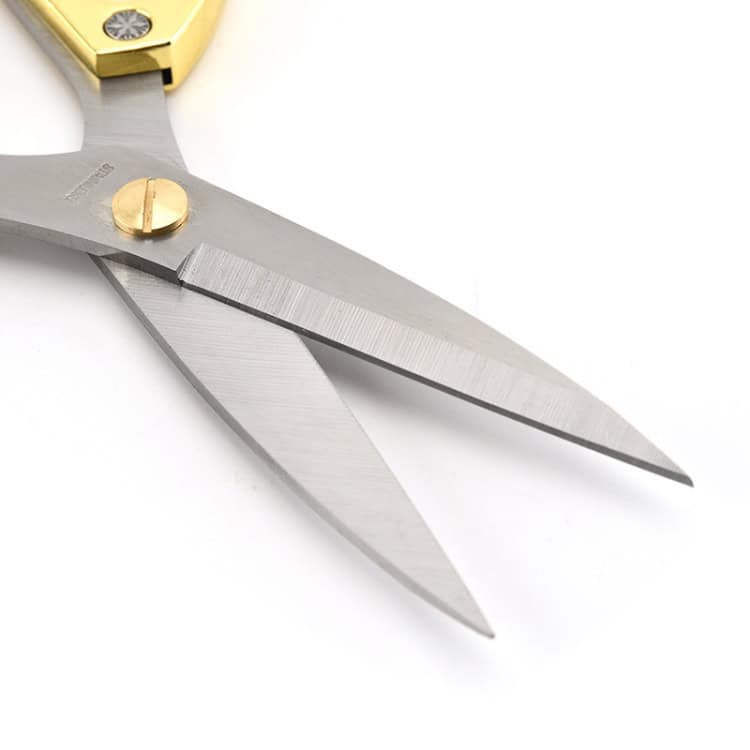 Diamond Scissors: K82 Stainless Steel, Multifunctional Household - Powerful 4 Stainless Steel Scissors With Gold Accents, Ideal For Professional Or Household Use, Showcasing Precision Craftsmanship And Durable Materials.