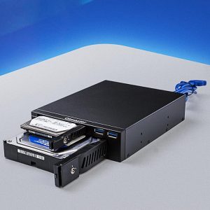 Oimaster MR-6203 Double Bay Drive Box & Bracket - Securely Store Your Hard Drives