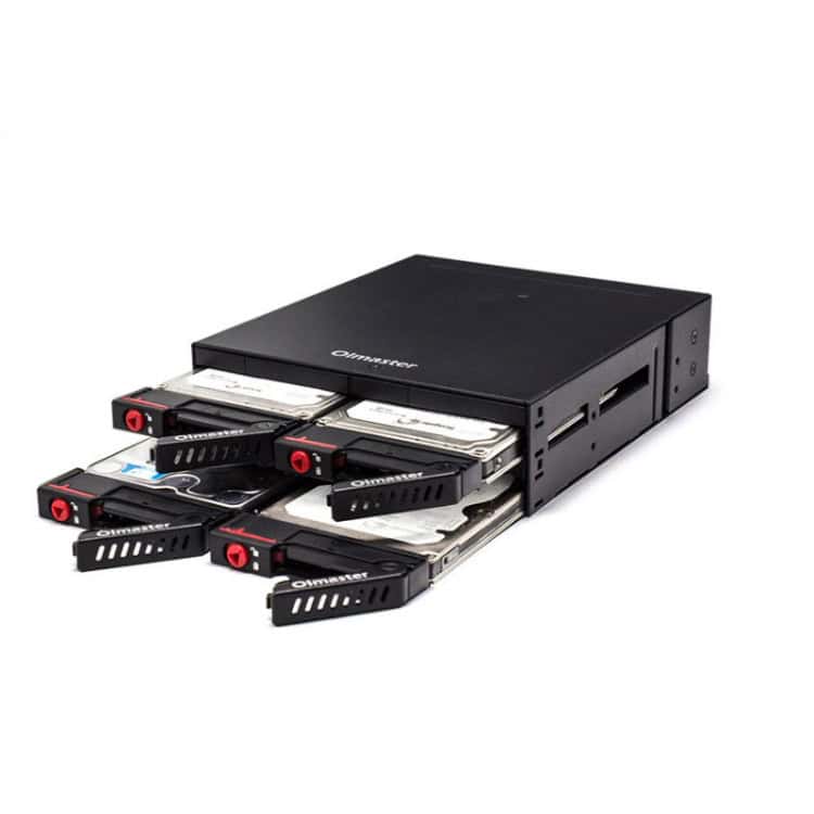OImaster MR-6401 4-Bay Chassis with Built-In Optical Drive & HDD Box 2 Oimaster Mr-6401 4-Bay Chassis With Built-In Optical Drive &Amp; Hdd Box - Image 2