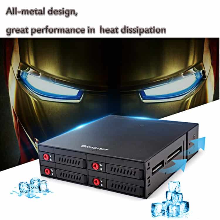 OImaster MR-6401 4-Bay Chassis with Built-In Optical Drive & HDD Box 5 Oimaster Mr-6401 4-Bay Chassis With Built-In Optical Drive &Amp; Hdd Box - Image 5