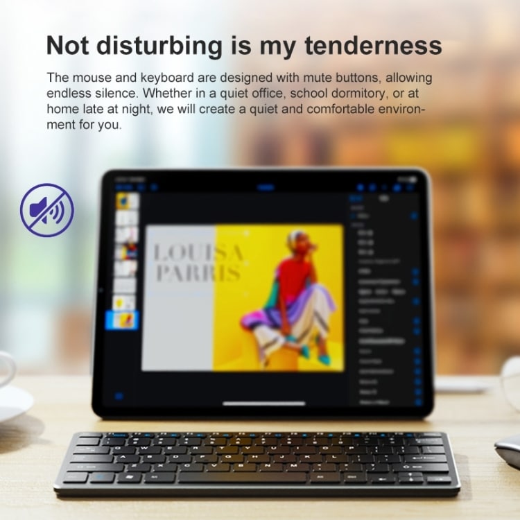 X5 Ultra-Thin Wireless Keyboard + Mouse Set for Win/Android/iOS - Sleek & Responsive 8 X5 Ultra-Thin Wireless Keyboard + Mouse Set For Win/Android/Ios - Sleek &Amp; Responsive - Image 8