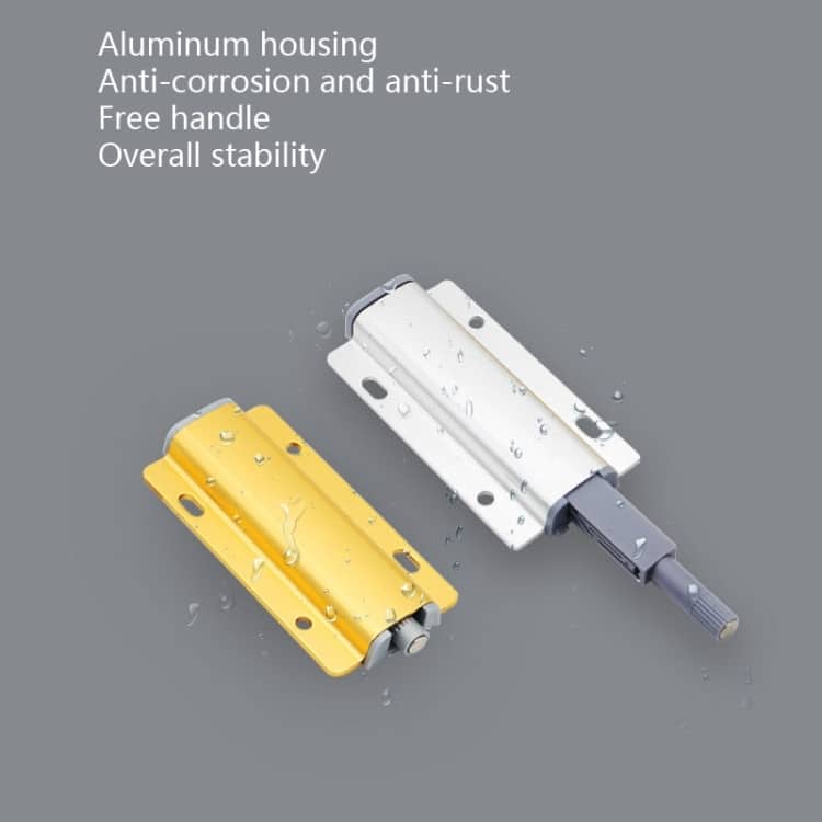 3 PCS Aluminum Alloy Push-Pull Cabinet Wardrobe Door Drawer Bouncer 5 3 Pcs Aluminum Alloy Push-Pull Cabinet Wardrobe Door Drawer Bouncer - Image 5