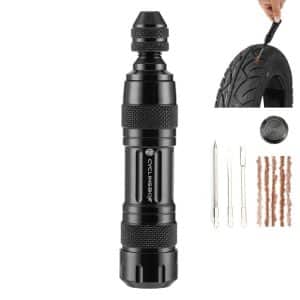 CYCLINGBOX Mountain Bike Aluminum Tire Repair Tool - Compact & Integrated Design