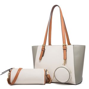 Chic 3-in-1 Large Capacity Lady Diagonal Handbag - Fashionably Functional!