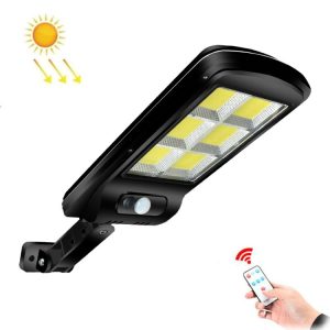 10W Solar Human Body Induction Street Light Remote Control Outdoor Lighting