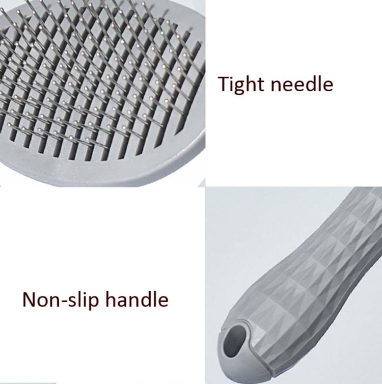 Ultimate Pet Hair Removal Brush & Comb - Self-Cleaning Stainless Steel 4 Ultimate Pet Hair Removal Brush &Amp; Comb - Self-Cleaning Stainless Steel - Image 4