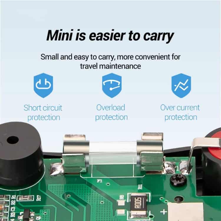 ANENG M118A High-Precision Auto Range Digital Multimeter, Multi-Function 14 Mini Electronic Circuit With Protection Features For Travel Maintenance, Including Short Circuit, Overload, And Over Current Protection. Compact And Easy To Carry For Convenient Use.