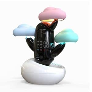 Smart Cloud Weather Time Light Alarm Clock - Multifunctional Child Wake-Up Timer