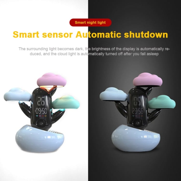 Smart Cloud Weather Time Light Alarm Clock - Multifunctional Child Wake-Up Timer 11 Smart Cloud Weather Time Light Alarm Clock - Multifunctional Child Wake-Up Timer - Image 11