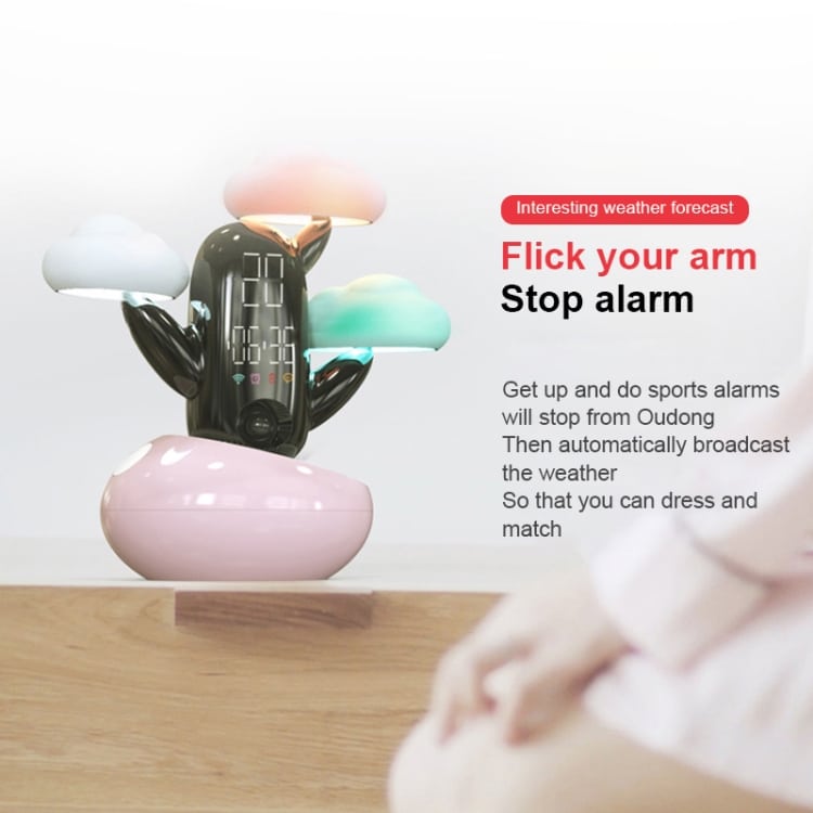 Smart Cloud Weather Time Light Alarm Clock - Multifunctional Child Wake-Up Timer 5 Smart Cloud Weather Time Light Alarm Clock - Multifunctional Child Wake-Up Timer - Image 5
