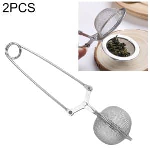 2 PCS Stainless Steel Tea Infuser Strainer Sphere Mesh for Coffee, Herbs, Spices
