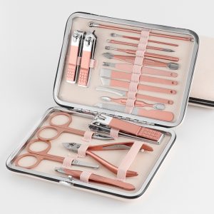 18-in-1 Stainless Steel Nail Clippers Set - Complete Pedicure Tools for Beauty