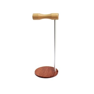 Wooden ring toss game with metal pole for outdoor backyard fun, perfect for family gatherings and parties, durable and lightweight.