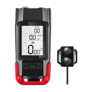 3-in-1 Wireless Bike Code Meter & Strong Front Light - Illuminate Your Path