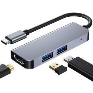 3-in-1 USB-C to 4K HDMI + 2 USB 3.0 Ports Docking Station