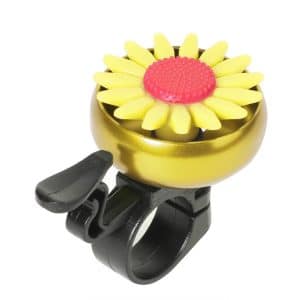 5 PCS Aluminum Bicycle Bell Set - Floral Design for a Charming Ride