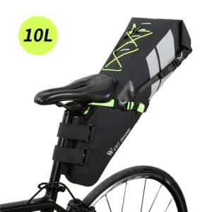 West Biking Waterproof Reflective Bicycle Seat Bag - Long-Distance Capacity