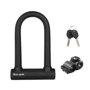 West Biking Anti-Hydraulic Wire Bike Lock - Cut Resistant, Motorcycle Security