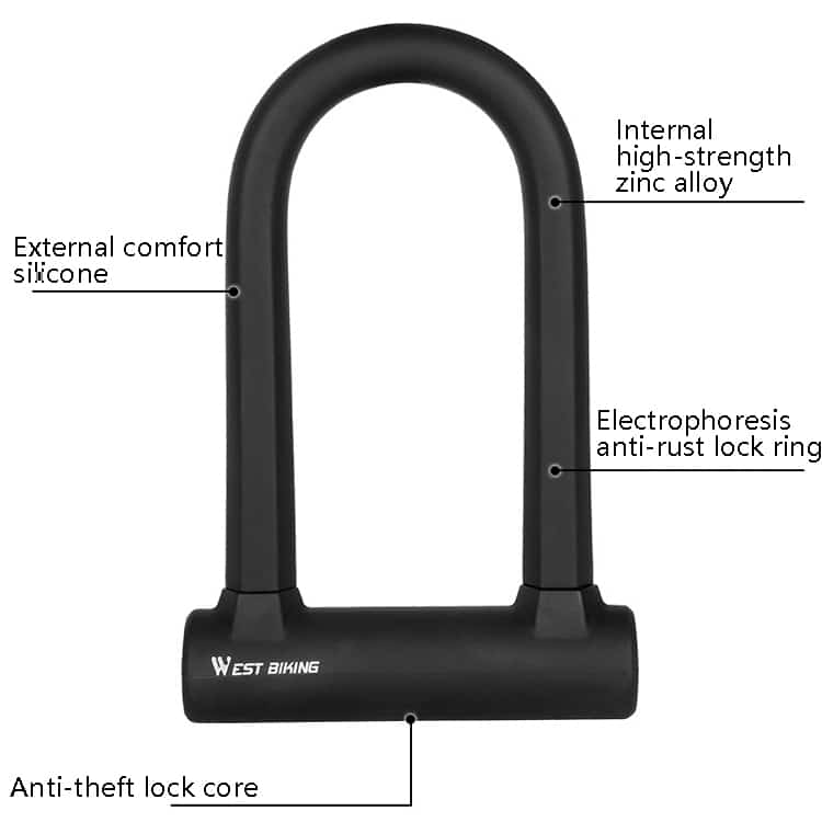 West Biking Anti-Hydraulic Wire Bike Lock - Cut Resistant, Motorcycle Security 4 West Biking Anti-Hydraulic Wire Bike Lock - Cut Resistant, Motorcycle Security - Image 4