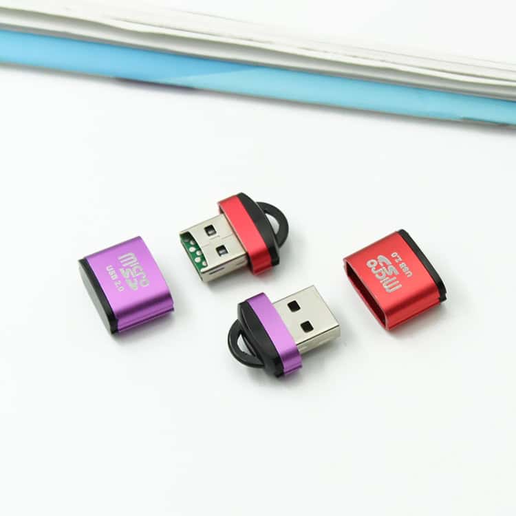 High-Speed Mini Micro SD Card Reader for Mobile Phones & Computers 4 Usb Flash Drives With Colorful Caps, Showcasing Fast Data Transfer And Portable Storage Solutions From Syndmart. Perfect For Personal And Professional Data Management.