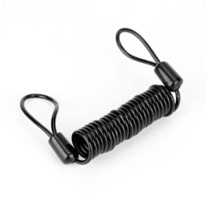 5 PCS Portable Anti-Theft Bicycle Helmet Reminder Spring Rope - Travel Security