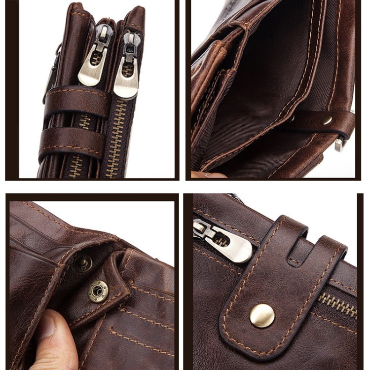 RFID Tri-Fold Multi-Card Slot Leather Men's Wallet: Anti-Theft & Stylish 6 Rfid Tri-Fold Multi-Card Slot Leather Men'S Wallet: Anti-Theft &Amp; Stylish - Image 6