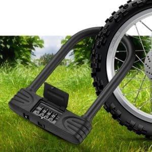 Secure your ride with Bold U-Shaped Bicycle & Motorcycle Password Lock