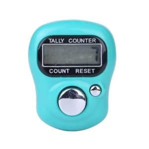 10-Piece Ring Style Finger Counter: Manual Mini Electronic Counter
