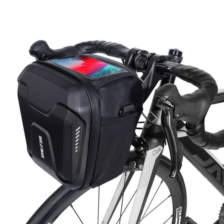 WILD MAN GS9 Mountain Bike Handle Bag - Touch Screen EVA Hard Shell Bag 1 Wild Man Gs9 Mountain Bike Handle Bag - Touch Screen Eva Hard Shell Bag