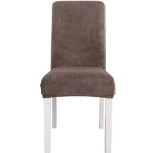 Plush Velvet Chair Cover - Soft & Thick, High Elasticity, Hotel Quality