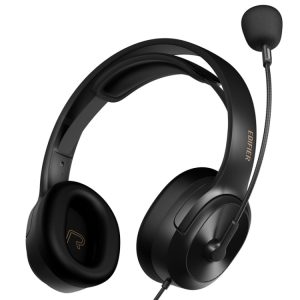 Wireless gaming headset with noise-canceling microphone and comfortable ear cushions for immersive sound and clear communication. Perfect for gaming, streaming, and calls.