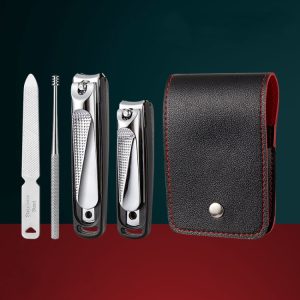 Portable 5pcs Nail Scissors Set - Manicure Tools for On-the-Go Grooming