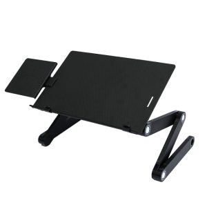 T8 Aluminum Alloy Folding Laptop Desk Heightening Bracket • Office Use