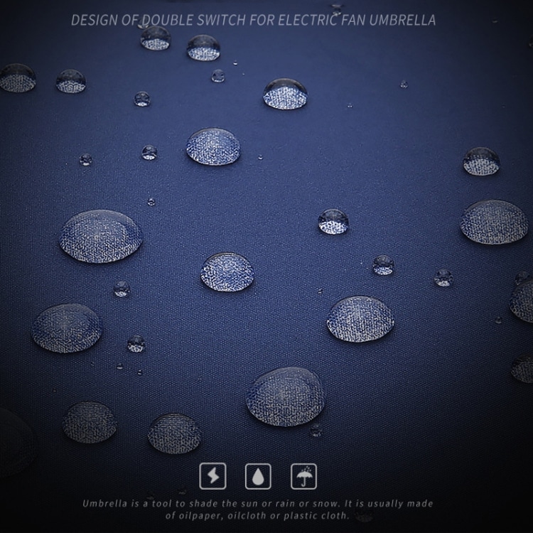 PGM YS005 Golf Umbrella with Self-Contained Electric Fan & Sunscreen Protection 4 Pgm Ys005 Golf Umbrella With Self-Contained Electric Fan &Amp; Sunscreen Protection - Image 4