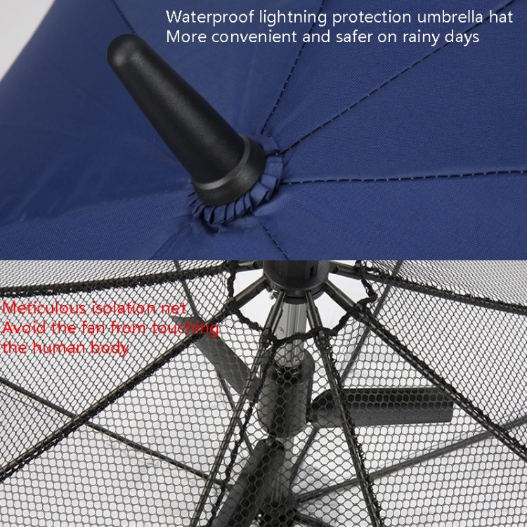 PGM YS005 Golf Umbrella with Self-Contained Electric Fan & Sunscreen Protection 5 Pgm Ys005 Golf Umbrella With Self-Contained Electric Fan &Amp; Sunscreen Protection - Image 5