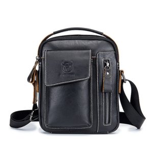 BUFF CAPTAIN 037 Men's Sports Leather Messenger Bag - Soft & Stylish Shoulder Bag