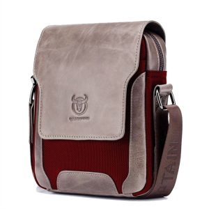 Men's Leather Multi-Function Shoulder Bag - BUFF CAPTAIN 999