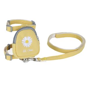 ZiChen Cat Traction Rope Backpack - Small Pet Embroidery Design