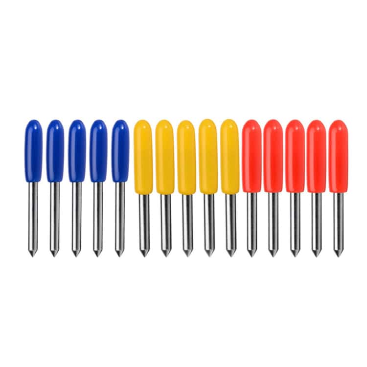 15 PCS Roland Wood Trick Knife Set - Precision Engraving Tool 3 Blue Yellow Red Push Pins For Office And Home, Durable Plastic Heads, Strong Metal Pins For Securing Papers Or Notices, Versatile Stationery Tools For Organizing And Posting.