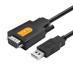 D.Y.TECH USB to DB9 RS232COM Serial Cable - Fast Data Transfer Solution