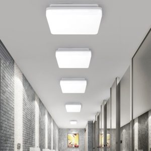 Waterproof LED Ceiling Lamp for Bathroom & Balcony - Dustproof & Moisture-Proof