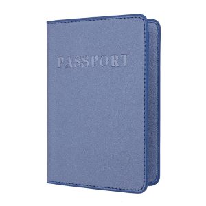 Travel in Style with MS101 Frosted PU Multi-Card Passport Holder - Stay Organized Abroad