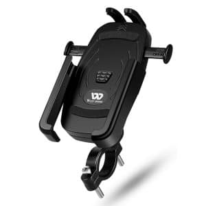 360° Rotatable Aluminum Phone Holder for Bike, Scooter & Motorcycle