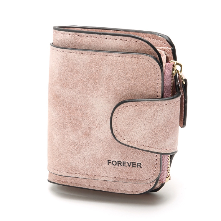 Vintage Nubuck Leather Ladies Wallet: Multi-Card Coin Purse Clutch, Short Type 6 Vintage Nubuck Leather Ladies Wallet: Multi-Card Coin Purse Clutch, Short Type - Image 6