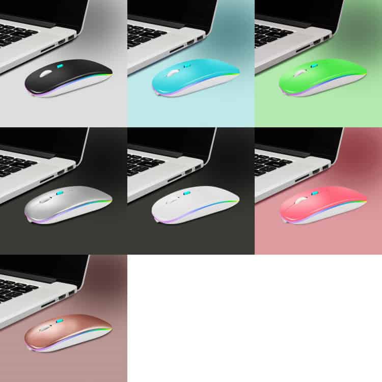 Y20 Wireless Mouse: Colorful Glow, Charging, Mute, 4 Keys for Notebook & Gaming 2 Y20 Wireless Mouse: Colorful Glow, Charging, Mute, 4 Keys For Notebook &Amp; Gaming - Image 2